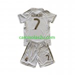 Camisolas de futebol Real Madrid Cristiano Ronaldo 7 Retro Criança Equipamento Principal 2011-2012 Manga Curta